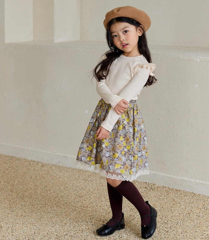 Ggomare - Korean Children Fashion - #designkidswear - Bebe Frill Tee