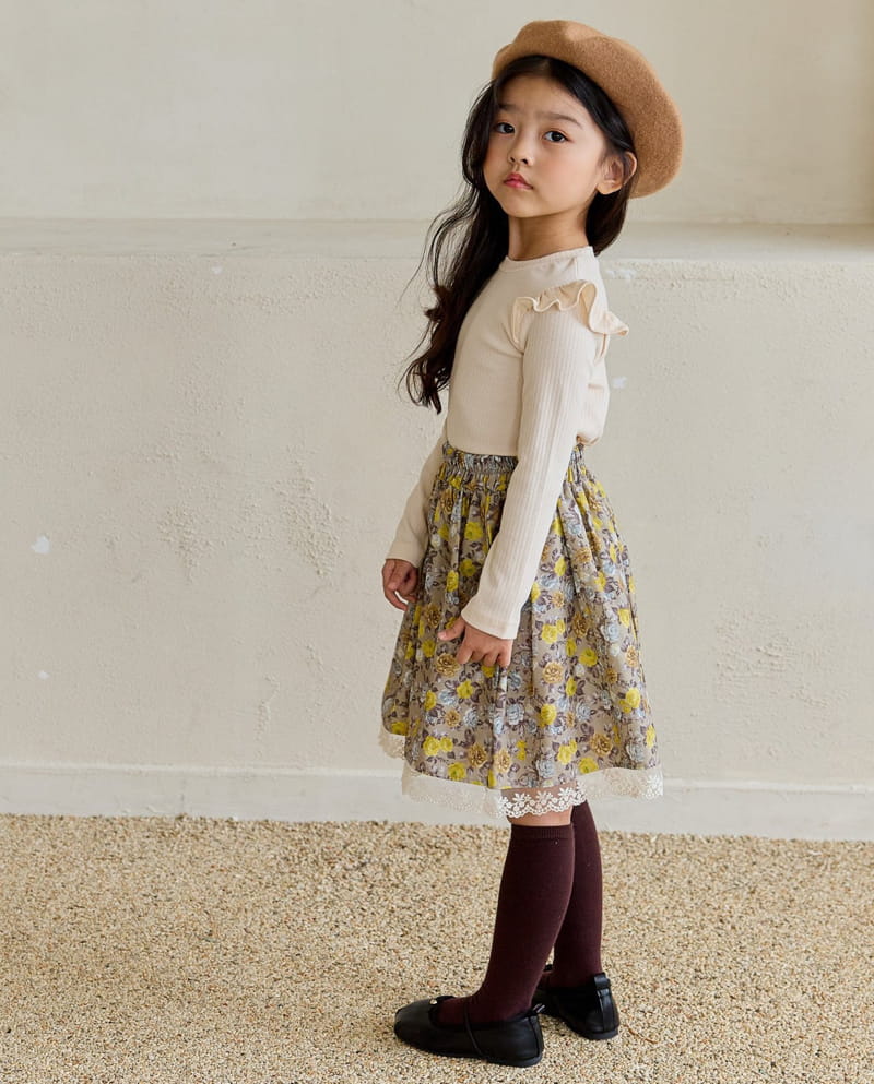 Ggomare - Korean Children Fashion - #fashionkids - Bebe Frill Tee - 3