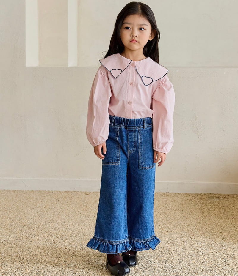 Ggomare - Korean Children Fashion - #fashionkids - Heart Blouse