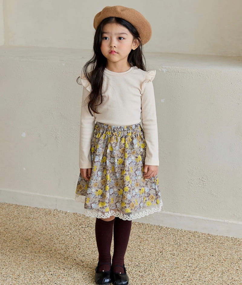 Ggomare - Korean Children Fashion - #fashionkids - Bebe Frill Tee - 4