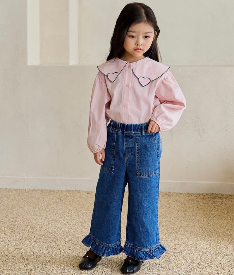 Ggomare - Korean Children Fashion - #kidsstore - Heart Blouse - 3