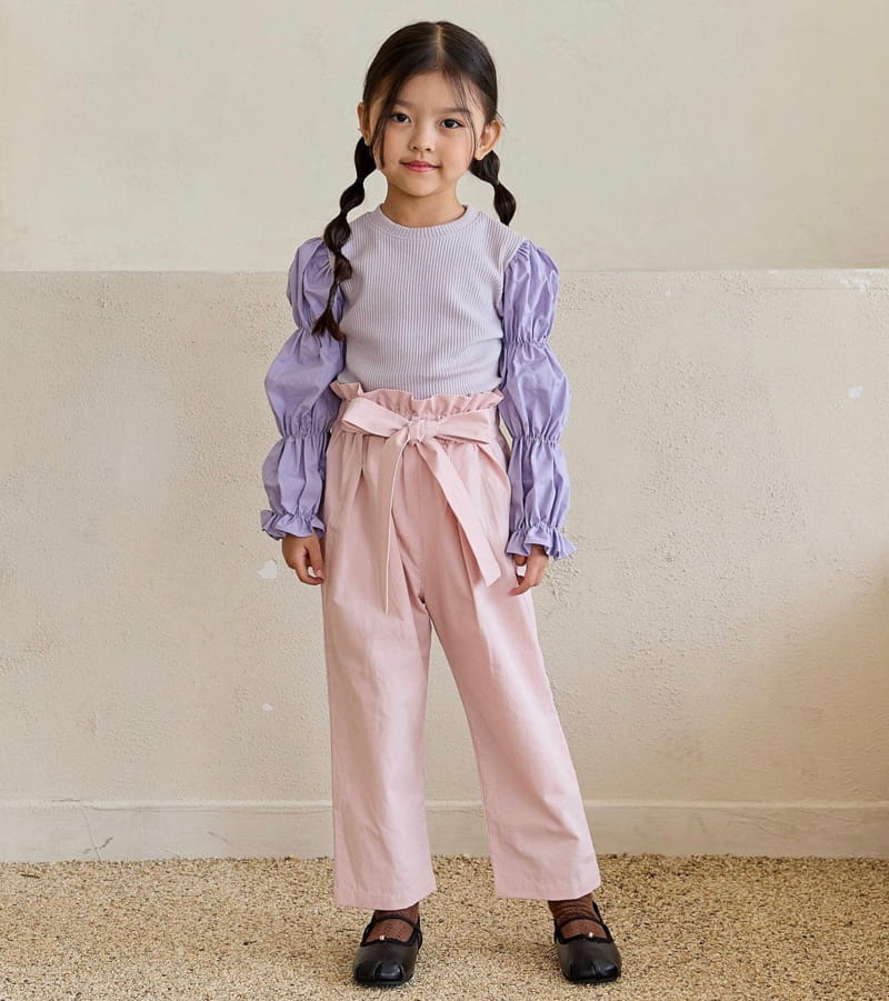 Ggomare - Korean Children Fashion - #kidzfashiontrend - Ribbon Pants - 8