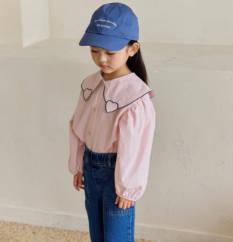 Ggomare - Korean Children Fashion - #littlefashionista - Heart Blouse - 6