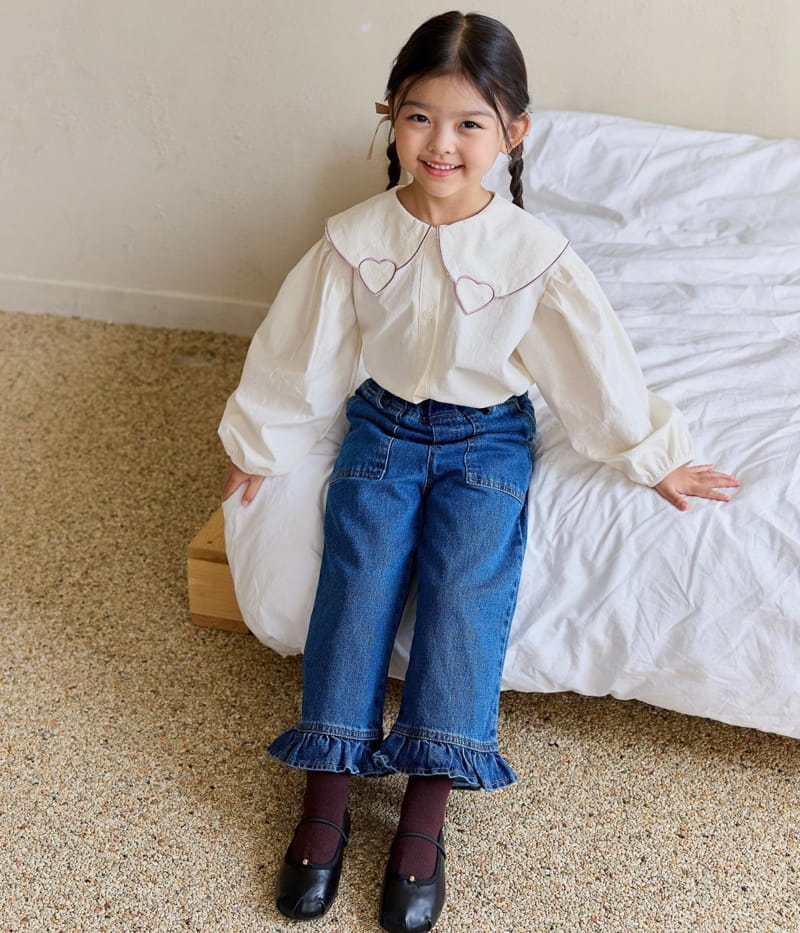 Ggomare - Korean Children Fashion - #stylishchildhood - Heart Blouse - 12