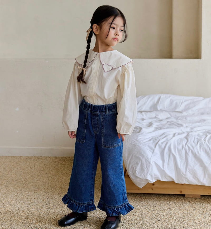 Ggomare - Korean Children Fashion - #todddlerfashion - Heart Blouse - 10