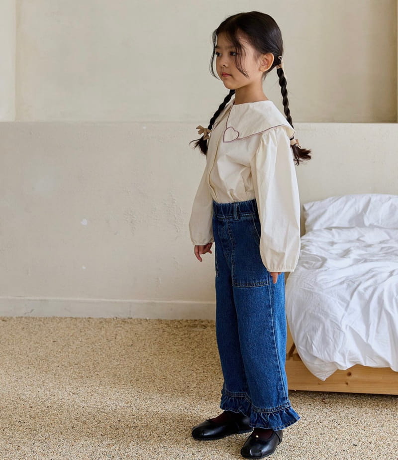 Ggomare - Korean Children Fashion - #toddlerclothing - Heart Blouse - 11