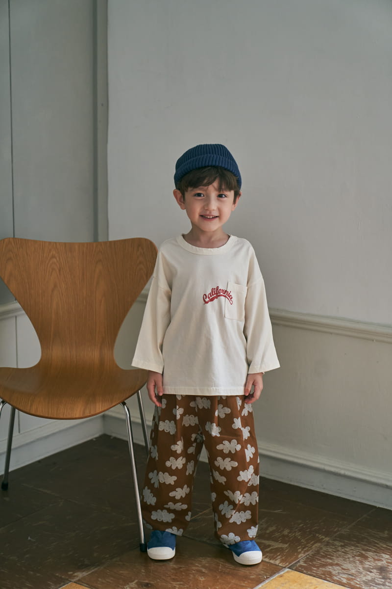 Green Tomato - Korean Children Fashion - #Kfashion4kids - Callifornia Pocket Tee - 5