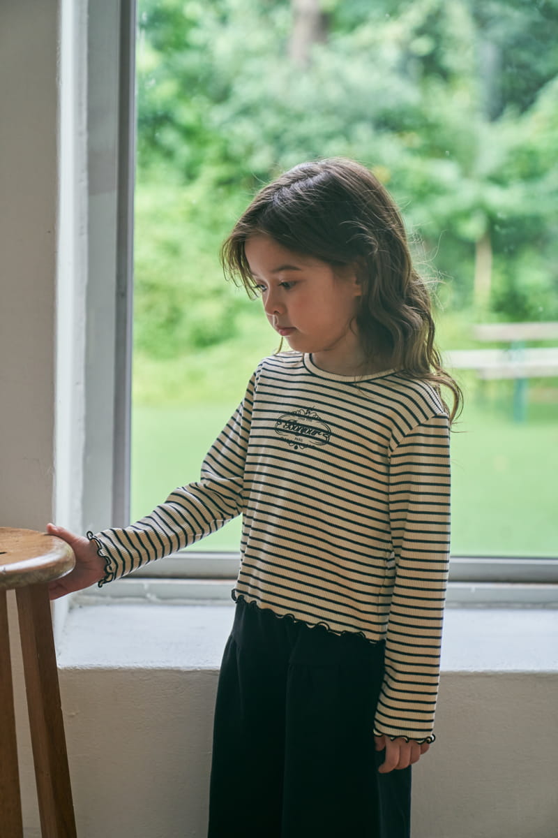 Green Tomato - Korean Children Fashion - #childrensboutique - Stripes Tee - 2