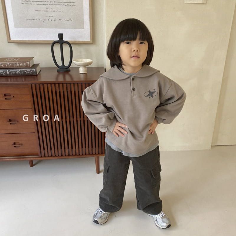 Groa - Korean Children Fashion - #Kfashion4kids - Sailor Sweatshirt - 2