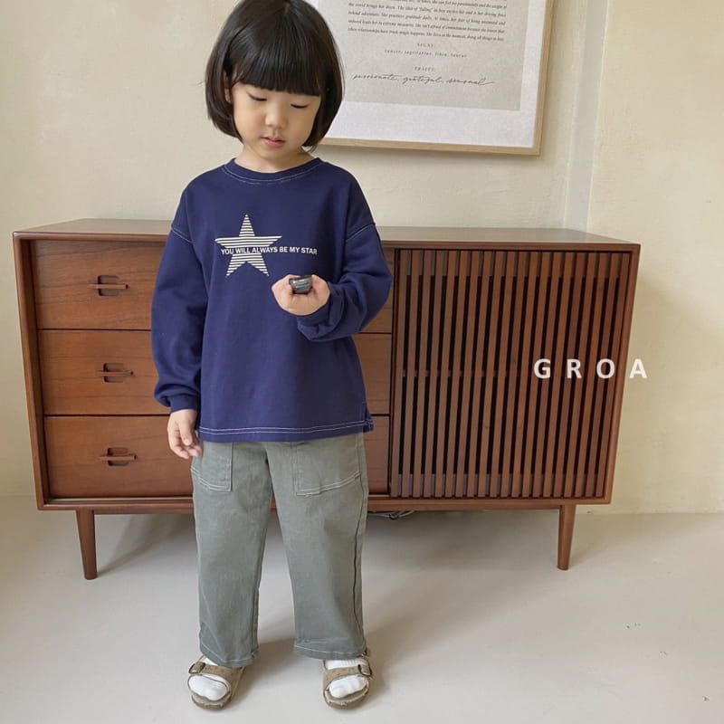 Groa - Korean Children Fashion - #childofig - Star Stitch Tee - 11