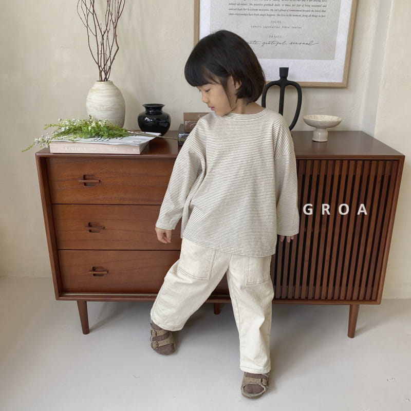 Groa - Korean Children Fashion - #childrensboutique - Pocket Stitch Pants - 6