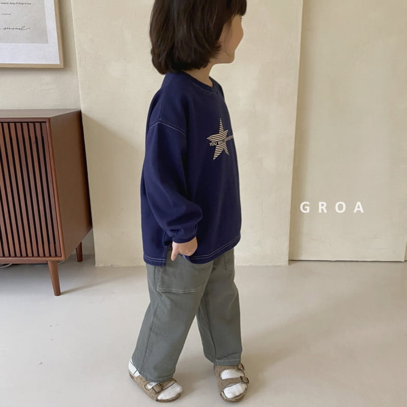 Groa - Korean Children Fashion - #childrensboutique - Star Stitch Tee - 12