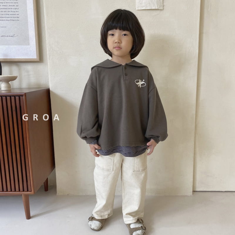 Groa - Korean Children Fashion - #designkidswear - Sailor Sweatshirt - 12