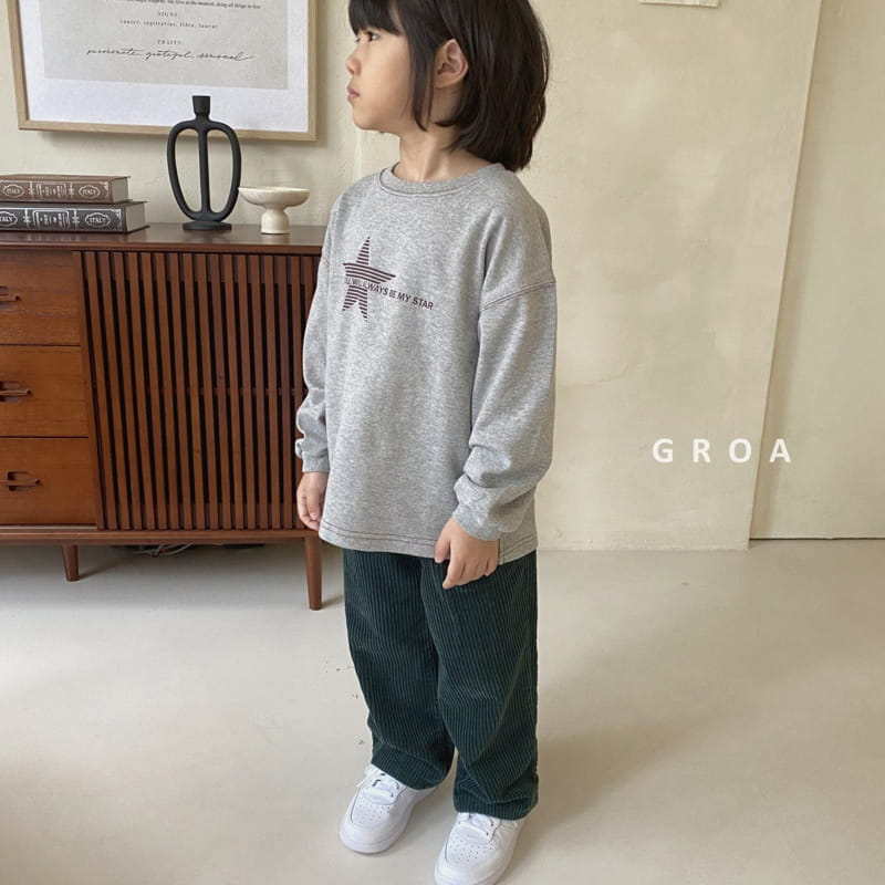 Groa - Korean Children Fashion - #kidsstore - Star Stitch Tee