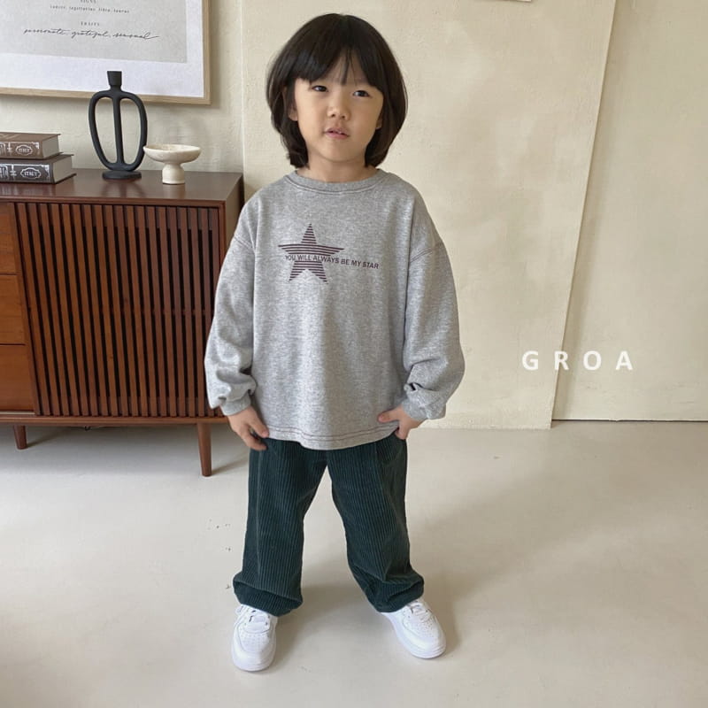 Groa - Korean Children Fashion - #kidzfashiontrend - Star Stitch Tee - 2