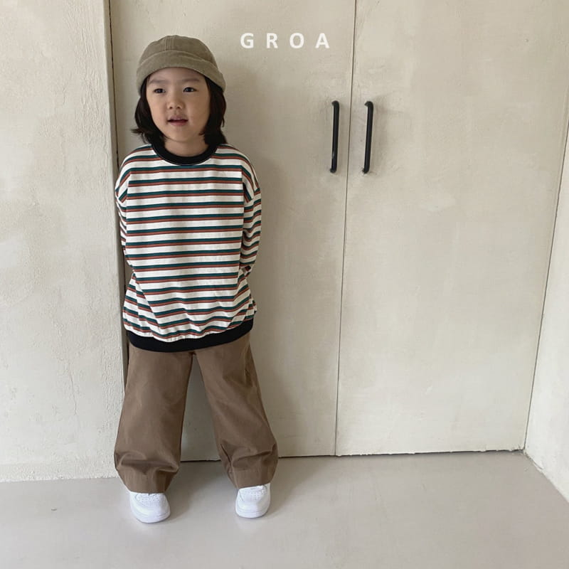 Groa - Korean Children Fashion - #minifashionista - Stripes Sweatshirt - 9