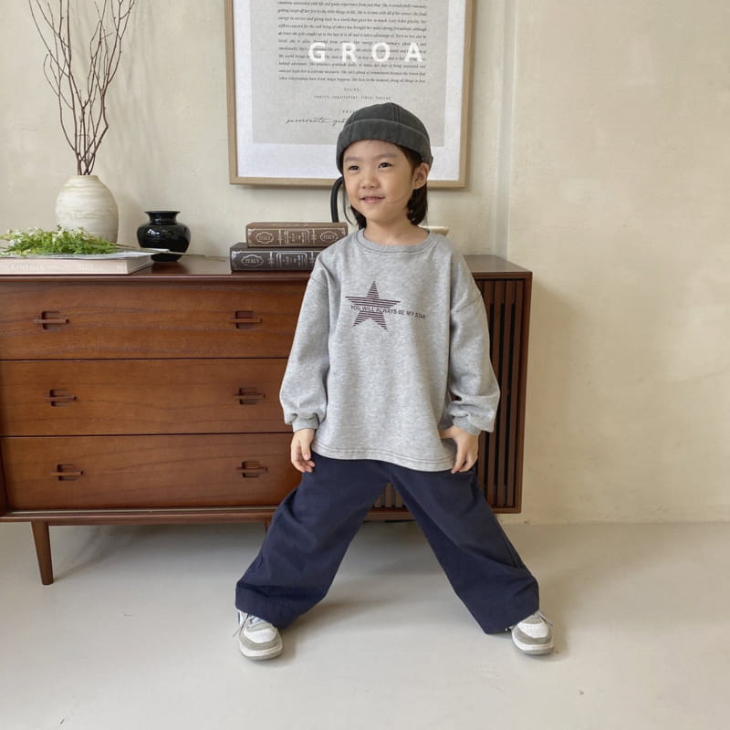 Groa - Korean Children Fashion - #minifashionista - Star Stitch Tee - 6