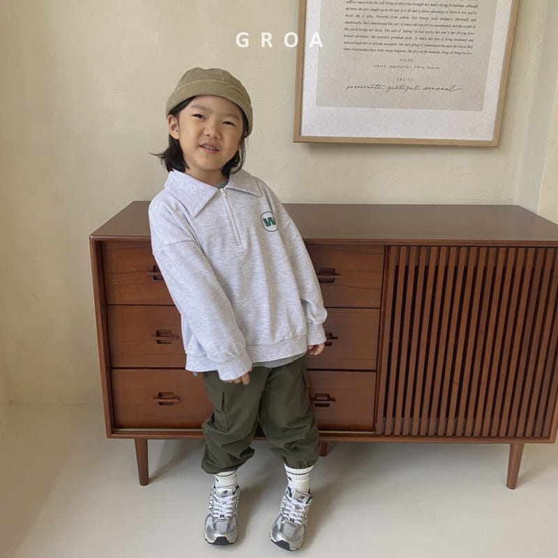 Groa - Korean Children Fashion - #stylishchildhood - W Half Sweatshirt - 8