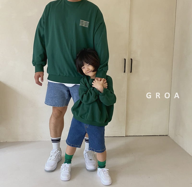 Groa - Korean Children Fashion - #stylishchildhood - Dad Love Sweatshirt