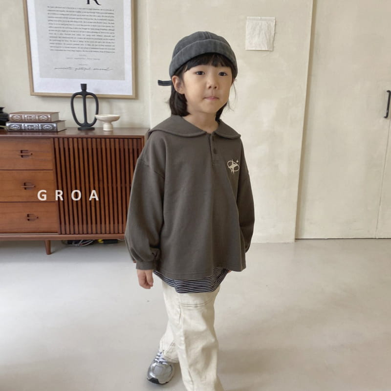 Groa - Korean Children Fashion - #todddlerfashion - Sailor Sweatshirt - 7