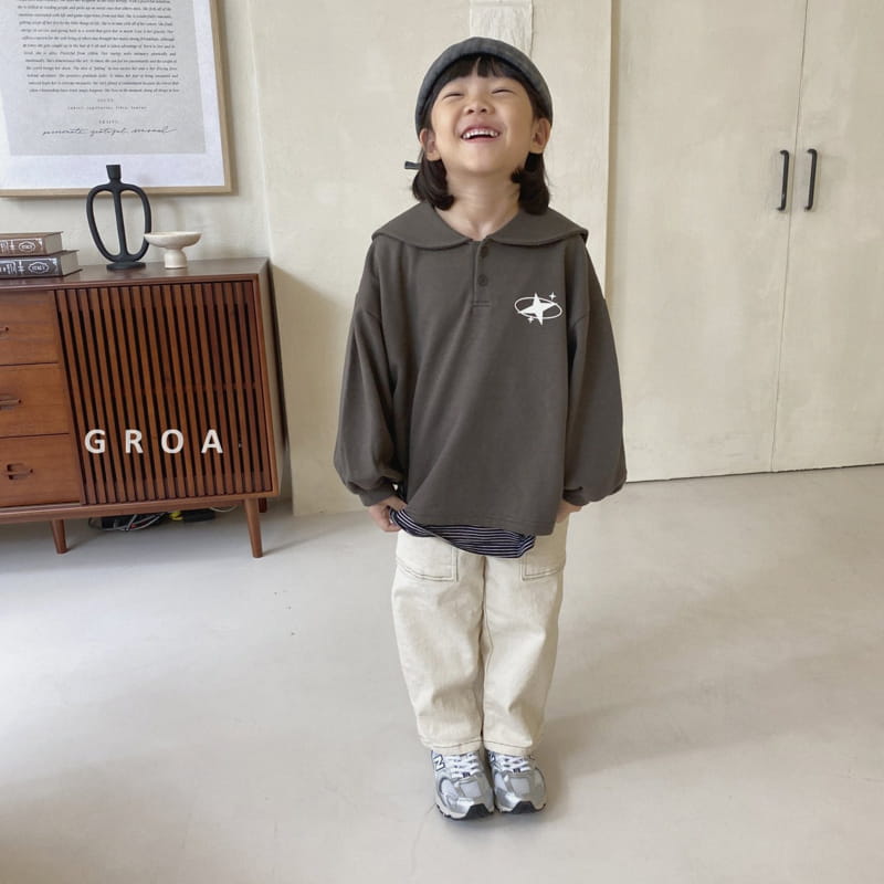 Groa - Korean Children Fashion - #toddlerclothing - Sailor Sweatshirt - 8