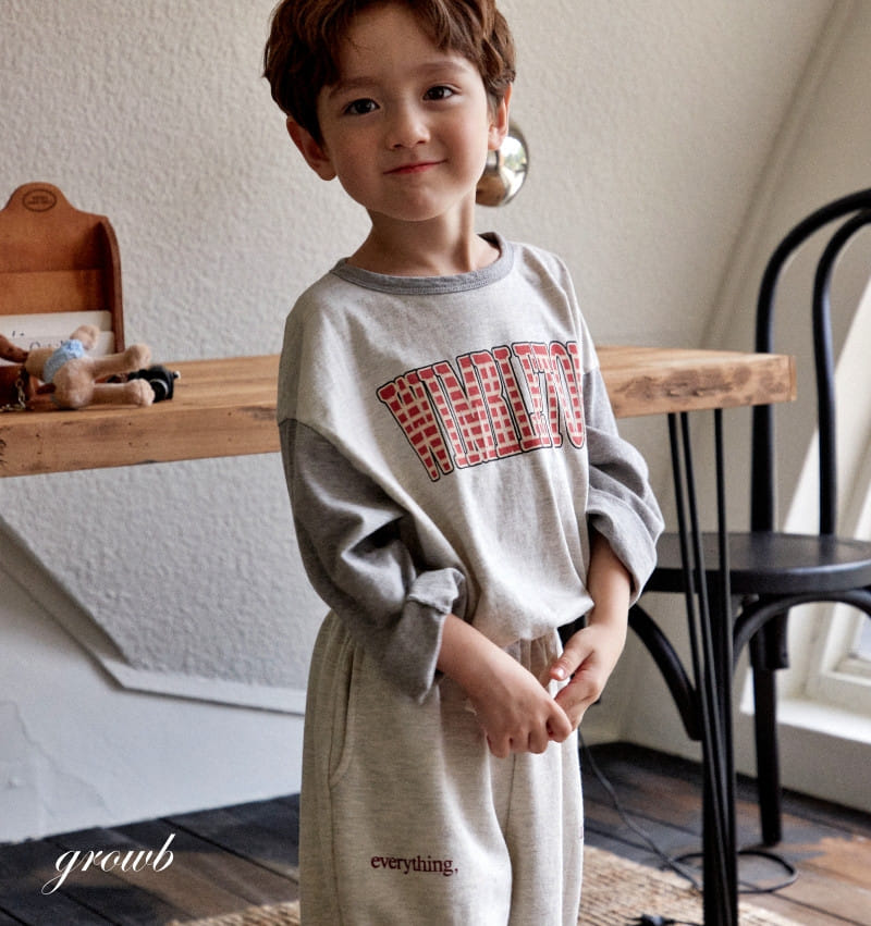 Grow B - Korean Children Fashion - #designkidswear - One Tee - 9