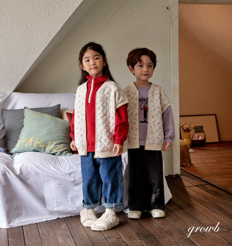 Grow B - Korean Children Fashion - #magicofchildhood - Sunset Vest - 12