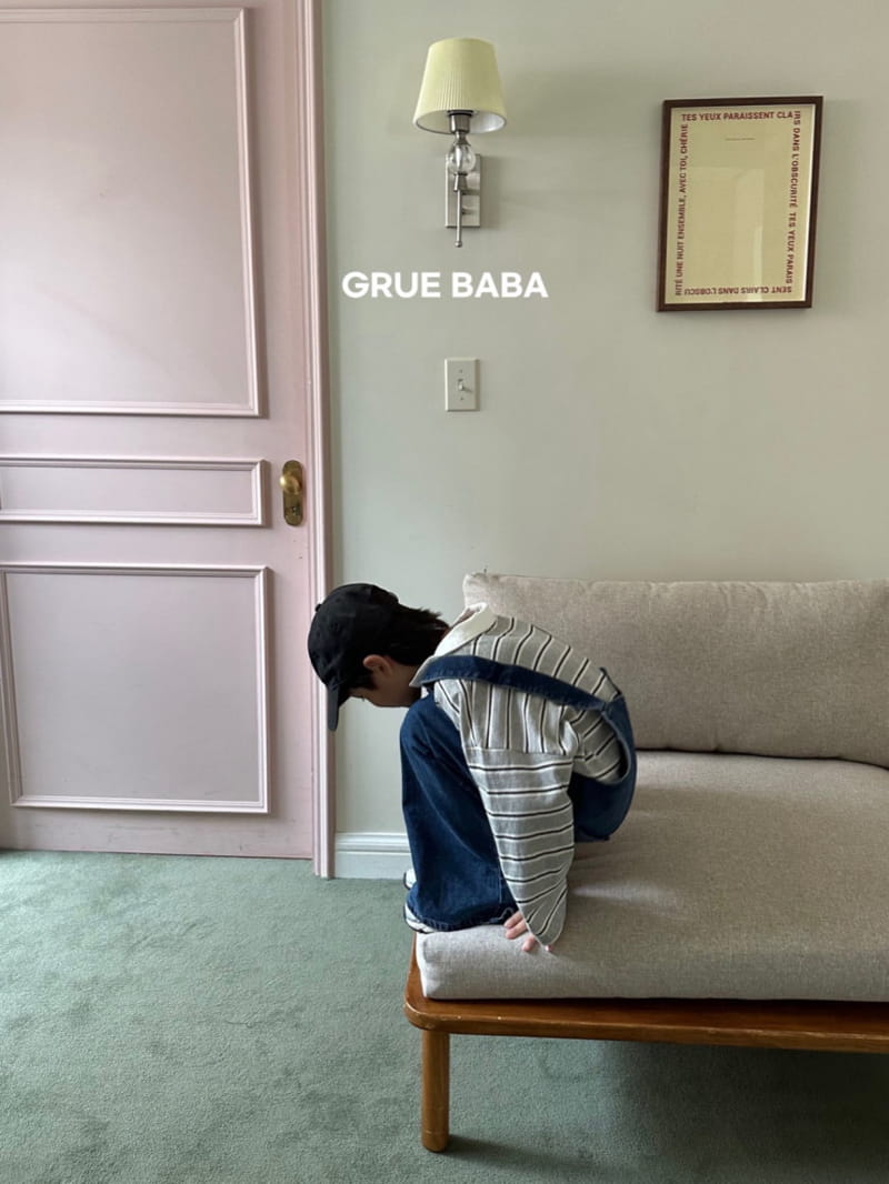 Grue Baba - Korean Children Fashion - #fashionkids - Paul Collar Tee - 5