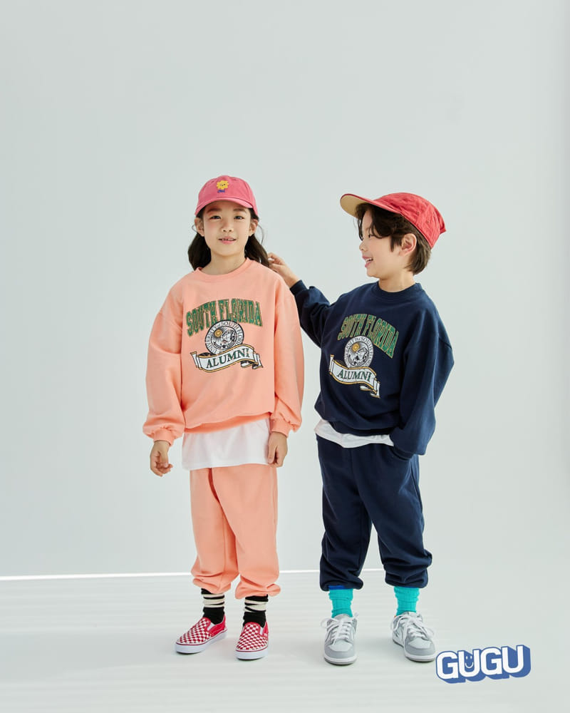 Gugu Kids - Korean Children Fashion - #Kfashion4kids - South Florida Top Bottom Set - 8