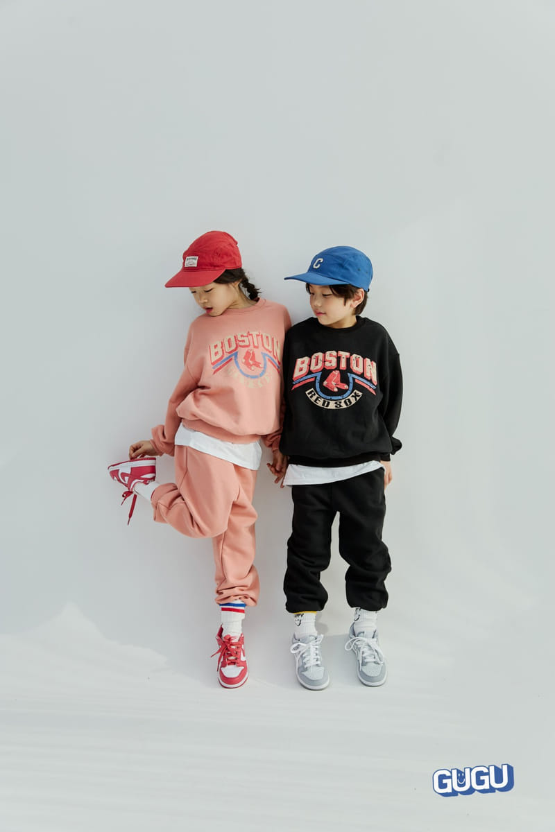 Gugu Kids - Korean Children Fashion - #Kfashion4kids - Boston Top Bottom Set - 7