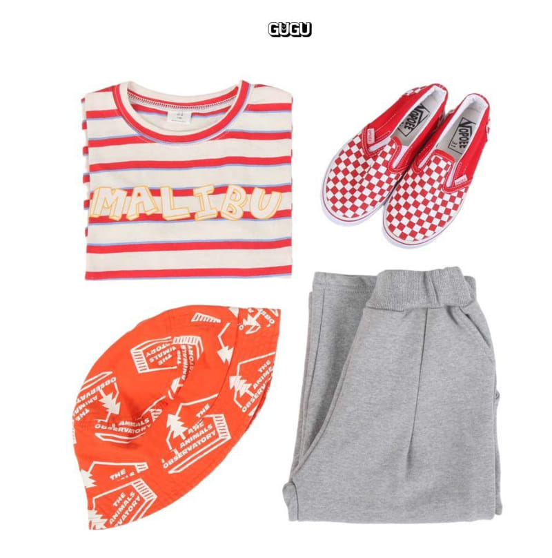 Gugu Kids - Korean Children Fashion - #childofig - Malibu Stripes Tee - 9