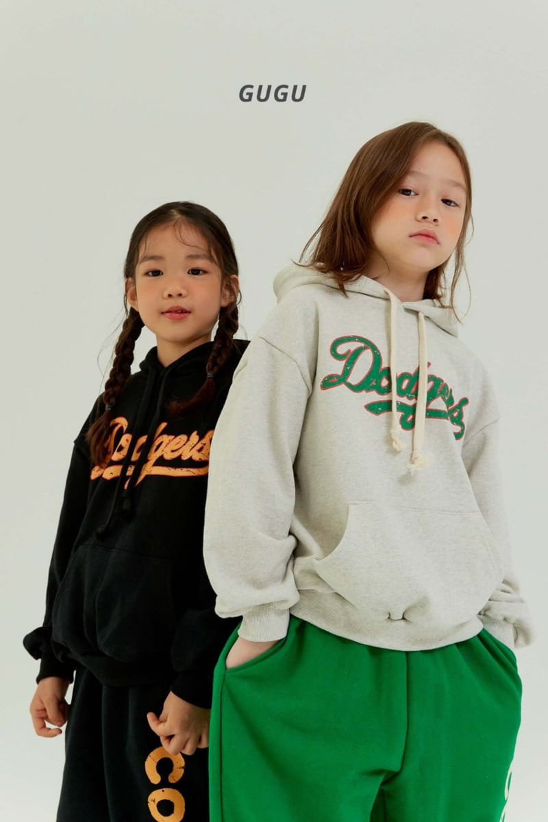 Gugu Kids - Korean Children Fashion - #childofig - Dodgers Hoody Tee with Mom  - 4