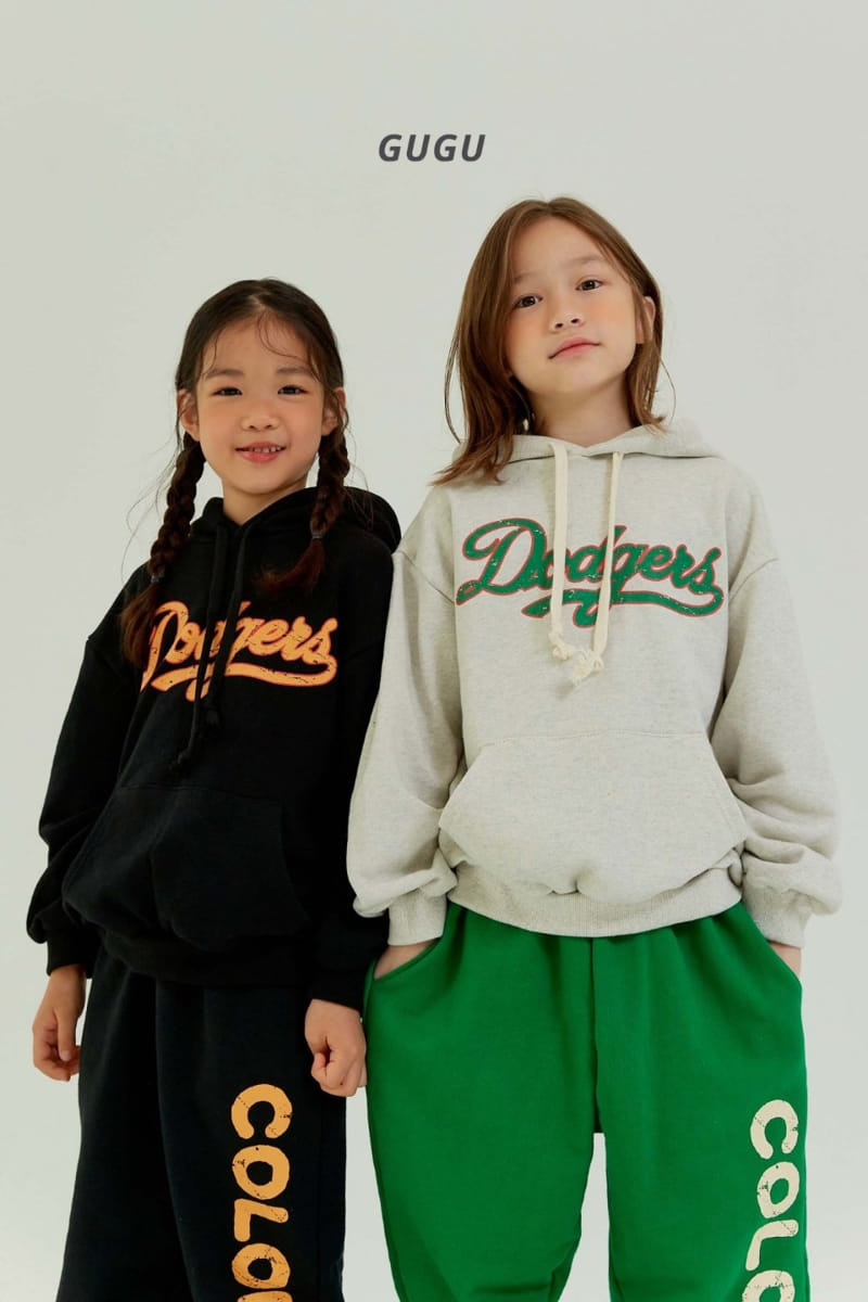 Gugu Kids - Korean Children Fashion - #designkidswear - Dodgers Hoody Tee with Mom  - 5