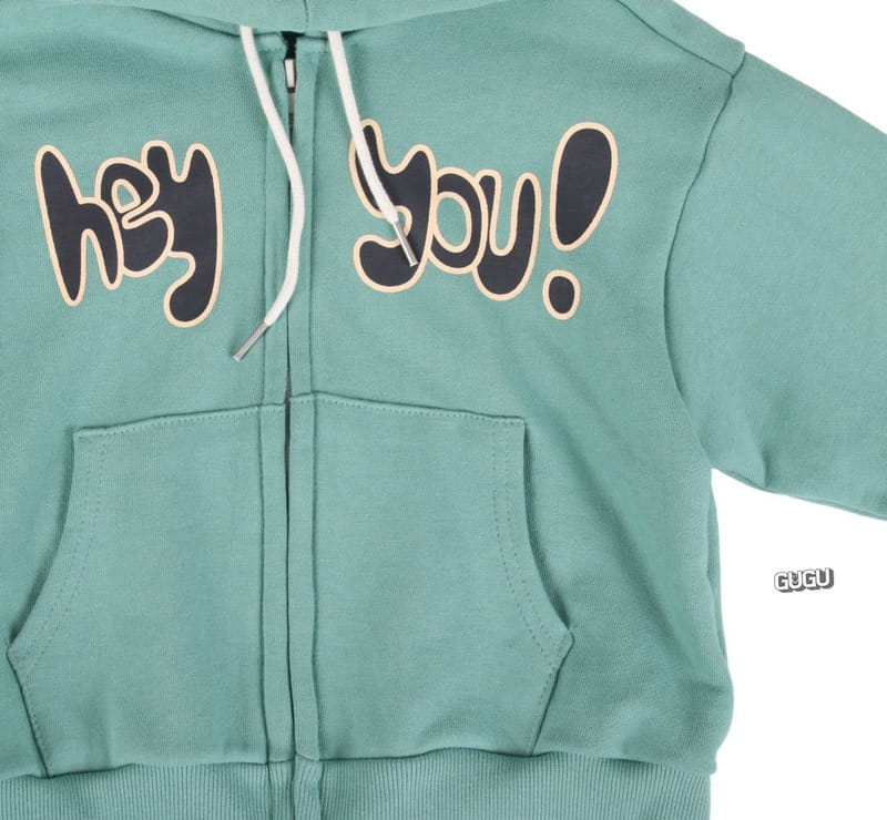 Gugu Kids - Korean Children Fashion - #designkidswear - Hey You Hoody Zip-up - 10