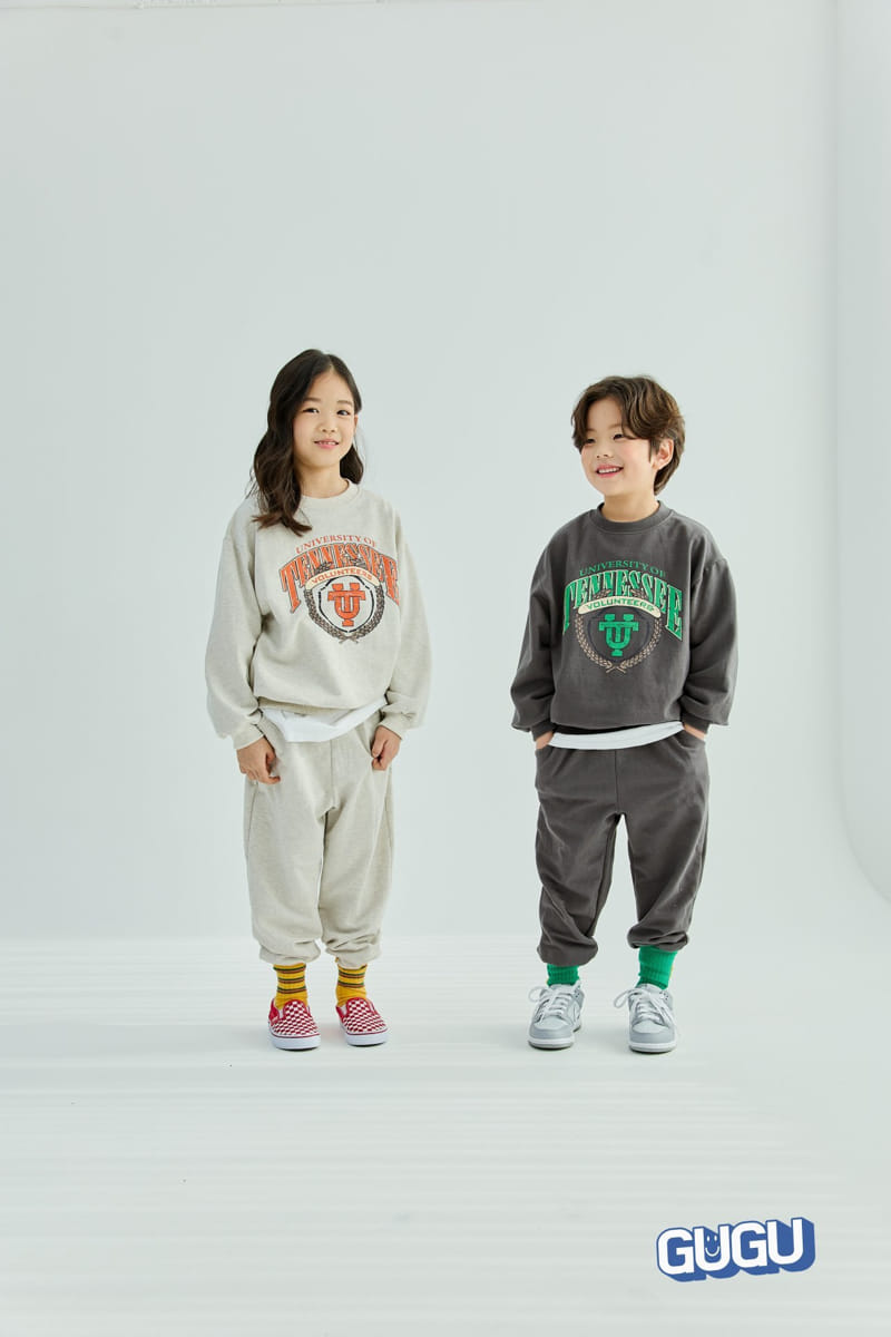 Gugu Kids - Korean Children Fashion - #discoveringself - Teneci Top Bottom Set - 4