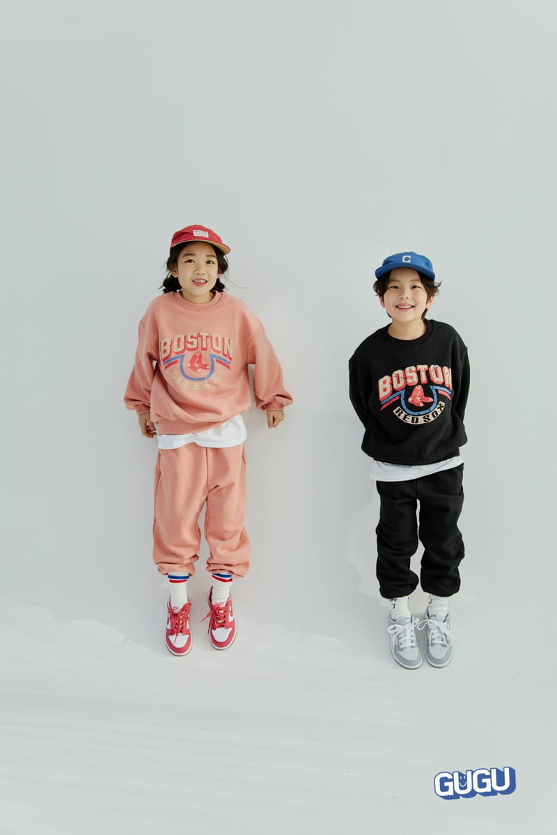 Gugu Kids - Korean Children Fashion - #kidsstore - Boston Top Bottom Set - 5