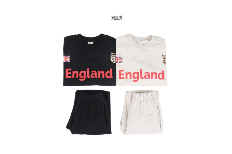 Gugu Kids - Korean Children Fashion - #kidsstore - England Top Bottom Set