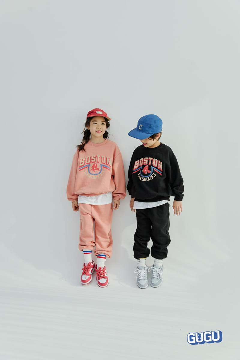 Gugu Kids - Korean Children Fashion - #kidzfashiontrend - Boston Top Bottom Set - 6