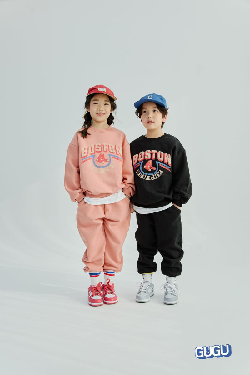 Gugu Kids - Korean Children Fashion - #littlefashionista - Boston Top Bottom Set - 8