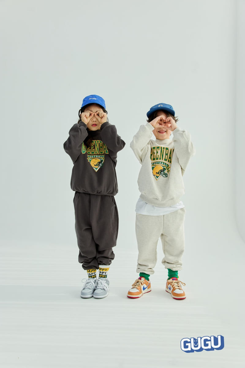 Gugu Kids - Korean Children Fashion - #magicofchildhood - Green Bear Top Bottom Set