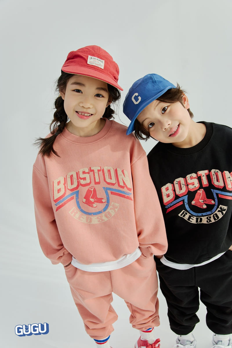 Gugu Kids - Korean Children Fashion - #magicofchildhood - Boston Top Bottom Set - 9