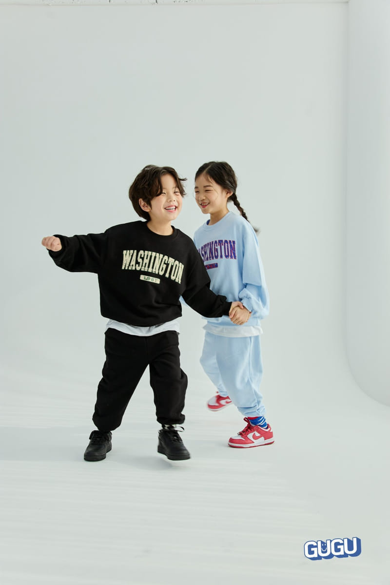 Gugu Kids - Korean Children Fashion - #magicofchildhood - Washington Top Bottom Set - 7