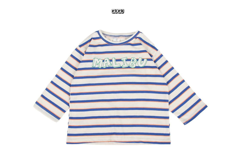 Gugu Kids - Korean Children Fashion - #magicofchildhood - Malibu Stripes Tee - 3