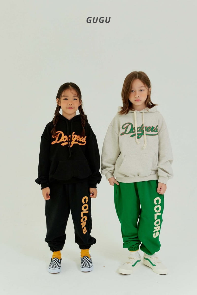 Gugu Kids - Korean Children Fashion - #prettylittlegirls - Dodgers Hoody Tee with Mom 