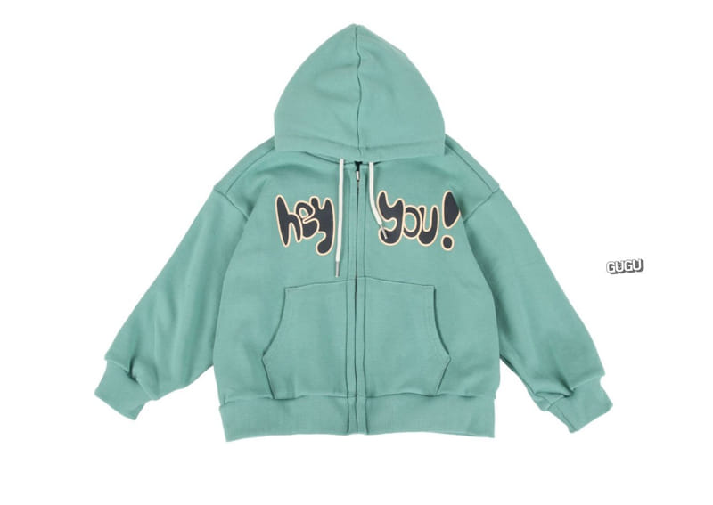 Gugu Kids - Korean Children Fashion - #minifashionista - Hey You Hoody Zip-up - 4