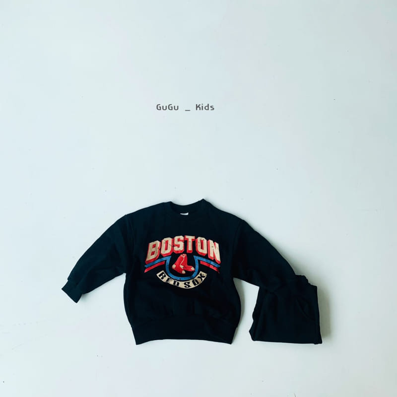 Gugu Kids - Korean Children Fashion - #todddlerfashion - Boston Top Bottom Set - 12