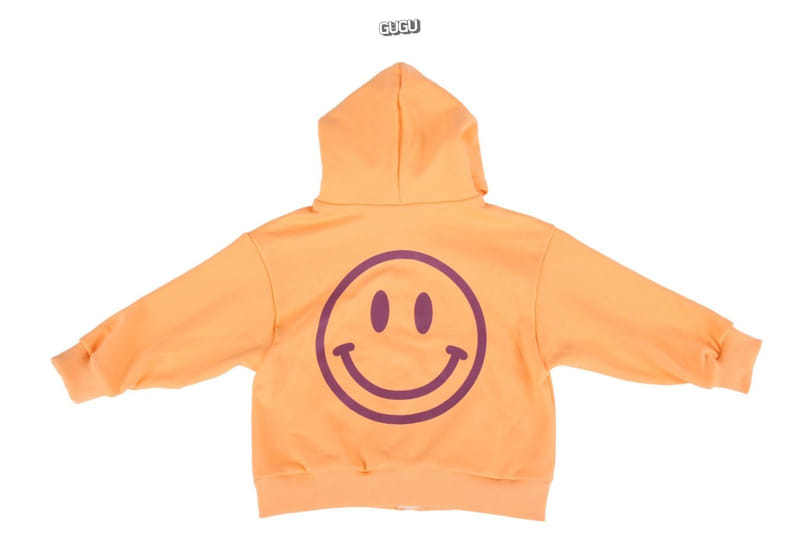 Gugu Kids - Korean Children Fashion - #toddlerclothing - Smile Hoody Zip-up - 5