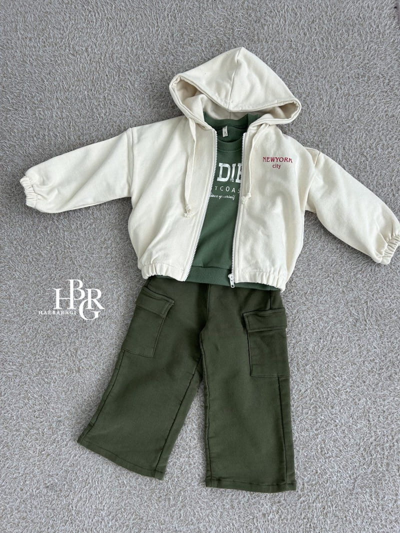 Haebaragi - Korean Children Fashion - #Kfashion4kids - New York Hoody Zip-up - 7