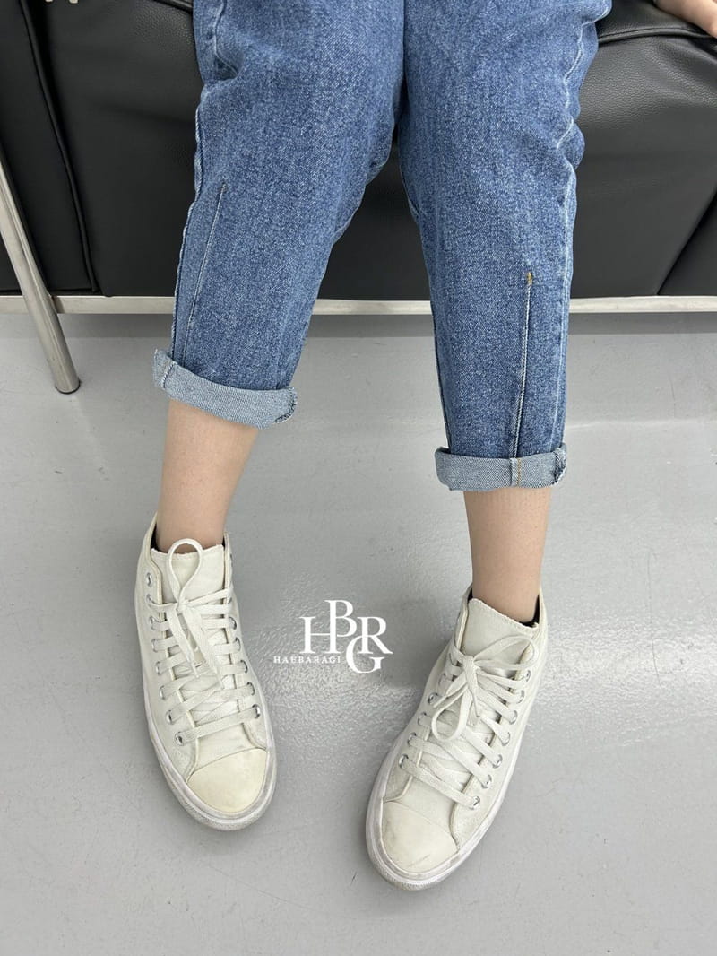 Haebaragi - Korean Children Fashion - #kidsstore - Slit Line Jeans - 11