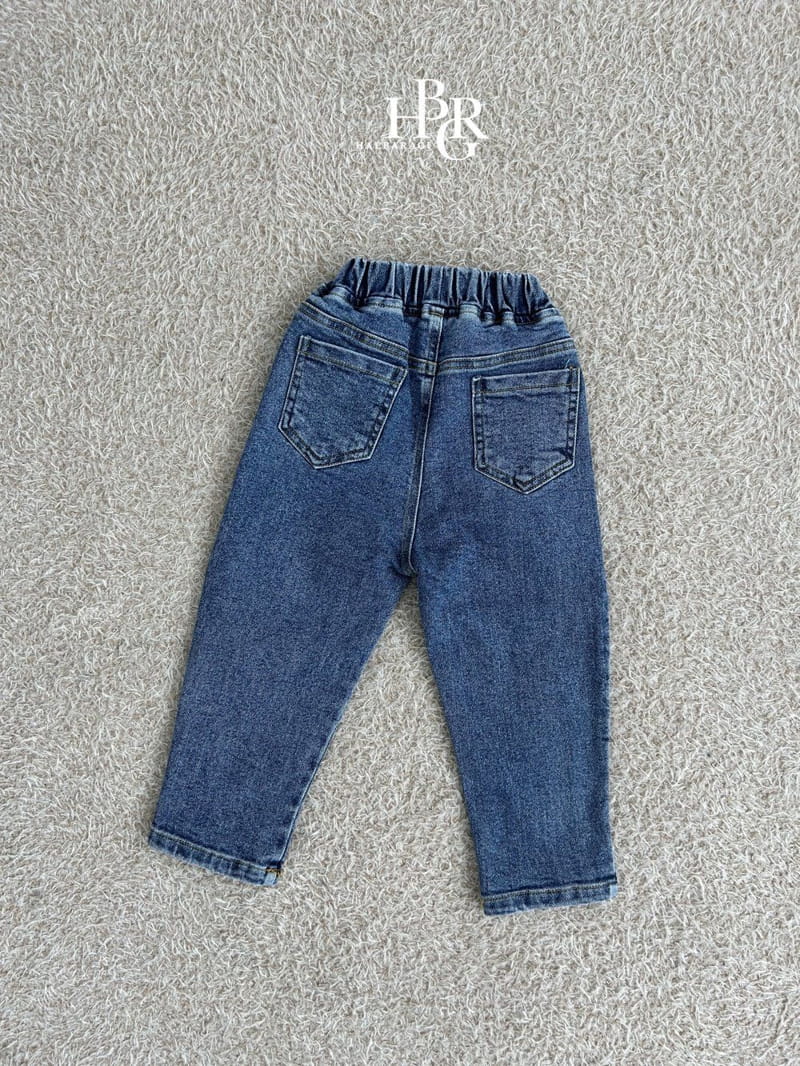 Haebaragi - Korean Children Fashion - #todddlerfashion - Slit Line Jeans - 2